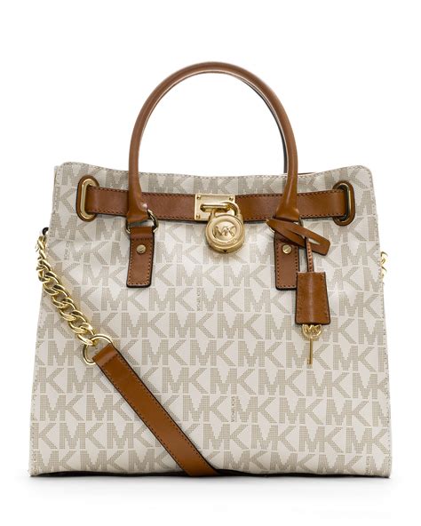 michael michael kors hamilton large tote luggage|Michael Kors large satchel handbag.